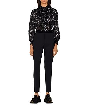 Sandro Noam Straight Cut Trouser Pants