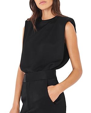 Ba & Sh Air Padded Shoulder Top