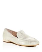 Donald Pliner Women's Honey Tumbled Leather & Patent Leather Loafers