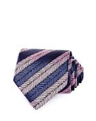 Ermenegildo Zegna Experimental Stripe Silk Classic Tie