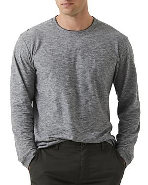 Rodd & Gunn Claremont Cotton Textured Micro Stripe Long Sleeve Tee