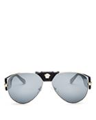 Versace Men's Mirrored Aviator Sunglasses, 62mm