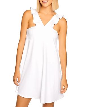 Susana Monaco Ruffled Trapeze Dress
