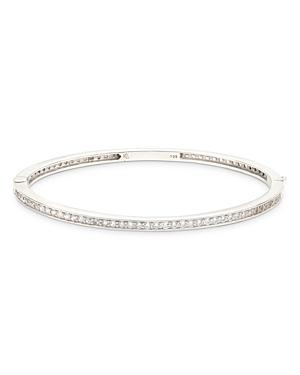 Lauren Ralph Lauren Pave Bangle Bracelet In Sterling Silver