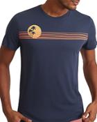 Marine Layer Signature Short Sleeve Striped Chest Tee