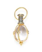 Temple St. Clair 18k Yellow Gold Rock Crystal & Blue Sapphire Classic Amulet - 100% Exclusive