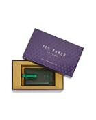 Ted Baker Leather Passport Holder & Luggage Tag Set