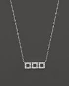 Dana Rebecca Designs Allison Joy Square Necklace In 14k White Gold With Diamonds, 16