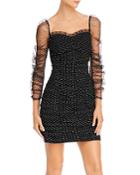 Endless Rose Puff-sleeve Ruched Mesh Dress - 100% Exclusive