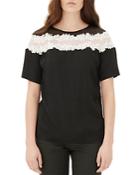 Sandro Eve Lace-inset Top
