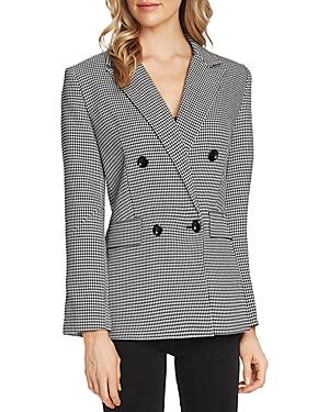 Vince Camuto Houndstooth Double-breasted Blazer