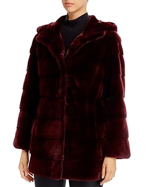 Maximilian Furs Plucked Mink Fur Coat - 100% Exclusive
