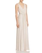 Adrianna Papell Textured Goddess Gown - 100% Exclusive