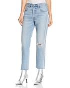 Levi's 501 Crop Straight Jeans In Diamond In The Rough