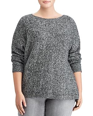 Lauren Ralph Lauren Plus Marled Dolman Sleeve Sweater