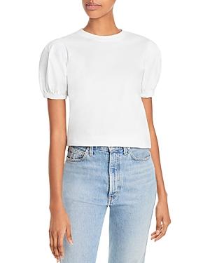 Derek Lam 10 Crosby Eva Cotton Puff Sleeve Tee