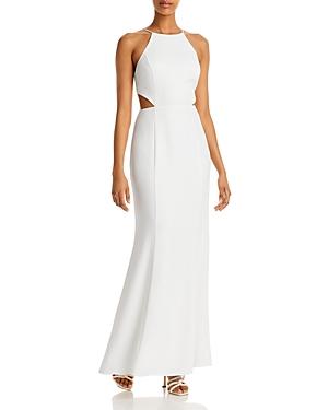 Aqua Halter Long Dress - 100% Exclusive