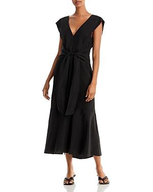 Vince Tie Waist Midi Dress