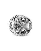Pandora Charm - Sterling Silver & Cubic Zirconia Petals Of Love, Moments Collection