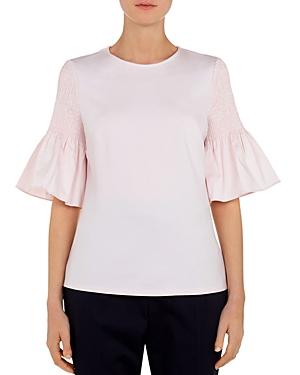 Ted Baker Cottoned On Avannah Smocked-sleeve Top