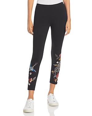 Johnny Was Anzia Embroidered Leggings