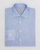 Canali Slub Textured Dress Shirt - Regular Fit