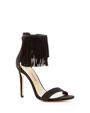 Via Spiga Tabia Fringe High Heel Sandals