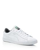Puma Basket Classic Textured Lace Up Sneakers