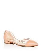 Charlotte Olympia Women's D'orsay Pointed-toe Flats