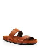 Ted Baker Magnuss Leather Two-strap Slide Sandals