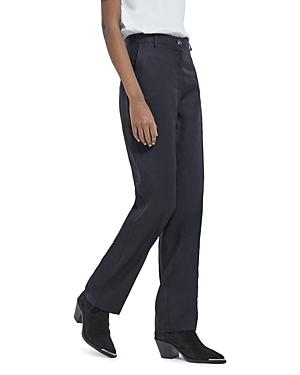 The Kooples Plain Tencel Tapered Leg Pants