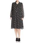 Marina Rinaldi Danae Leopard-printed Dress