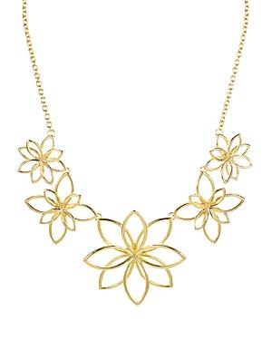 Aqua Floral Necklace, 16 - 100% Exclusive