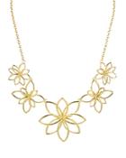 Aqua Floral Necklace, 16 - 100% Exclusive