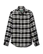 Gitman Vintage Plaid Heavy Flannel Regular Fit Shirt