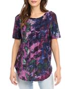 Karen Kane Jacquard Tie Dyed Top