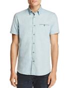 Ted Baker Dobby Spotted Regular Fit Button-down Shirt - 100% Exclusive