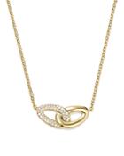 Ippolita 18k Yellow Gold Cherish Diamond Link Necklace, 16