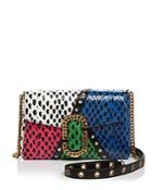 Marc Jacobs St. Marc Snake-embossed Leather Clutch