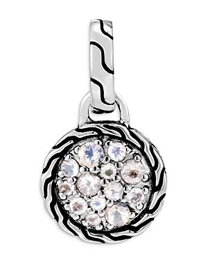 John Hardy Sterling Silver Classic Chain Pendant With Rainbow Moonstone
