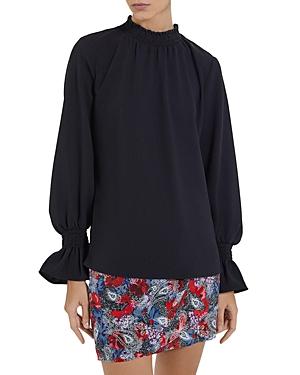 The Kooples Denby Crepe Top