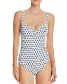 Caroline Constas Mykela Printed One Piece Swimsuit