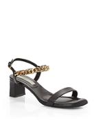 Stella Mccartney Women's Falabella Chain Strap Low Heel Sandals