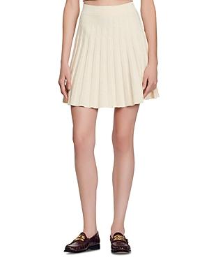 Sandro Charlette Rib Knit Mini Skirt