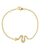 Bloomingdale's Diamond Snake Bracelet In 14k Yellow Gold, 0.20 Ct. T.w. - 100% Exclusive