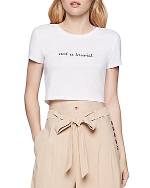 Bcbgeneration Not A Tourist Cropped Tee