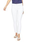 Nydj Ami Embroidered Skinny Jeans In Optic White
