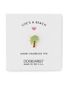 Dogeared Life's A Beach Palm Tree Pin