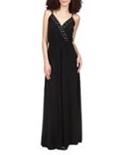 Michael Michael Kors Grommet Embellished Dress