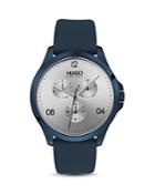 Hugo #risk Blue & Silver Watch, 41mm